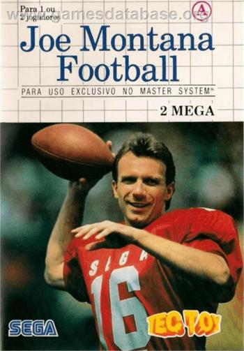 Cover Joe Montana Football for Master System II